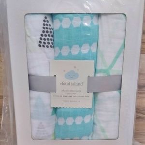 Cloud Island Muslin Blankets 100% cotton